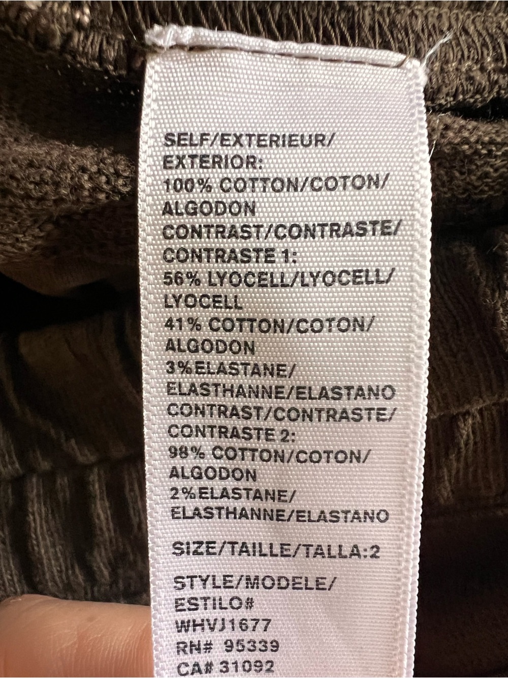 James Perse Mixed Media cuffed casual cotton jogger pants excellent condition - Picture 13 of 14
